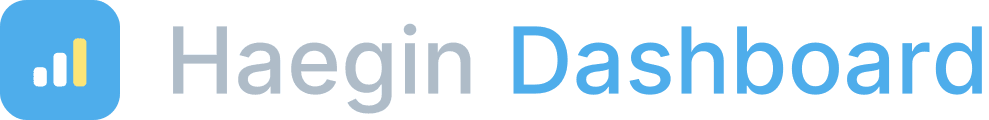 Haegin Dashboard