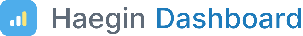 Haegin Dashboard